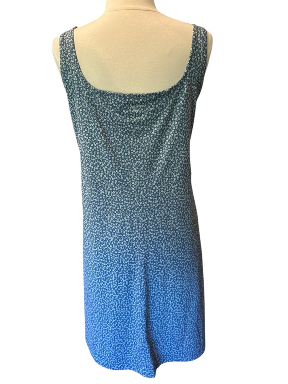 Columbia PFG Active wear Sleeveless Dress blue floral print Size 1X - Picture 2 of 8